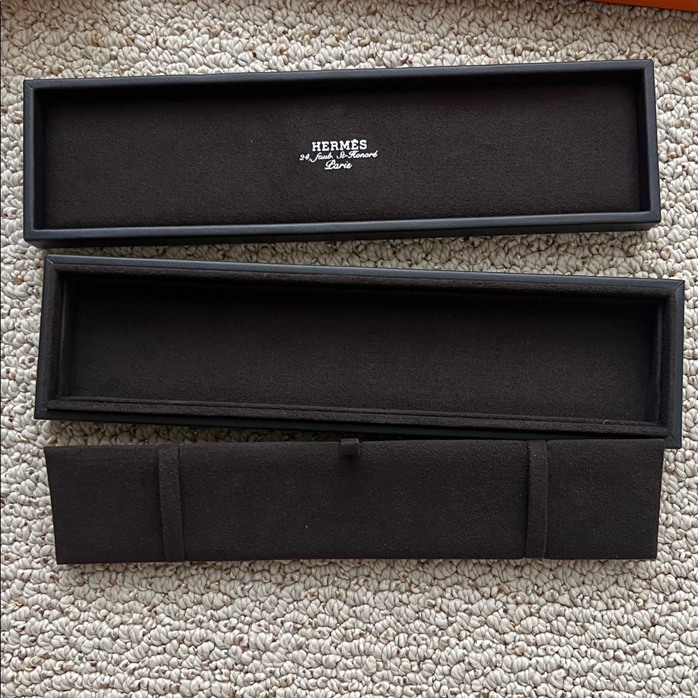 Hermes Bracelet /Jewelry orange box + case - Picture 6 of 11